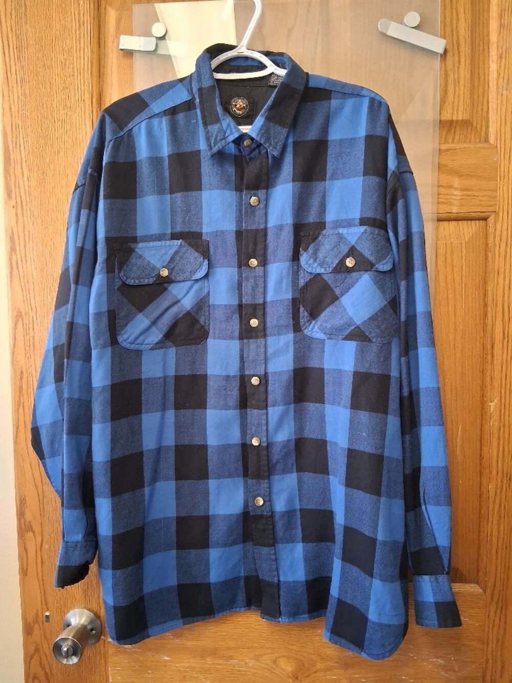 Flannel buffalo check mens size xl